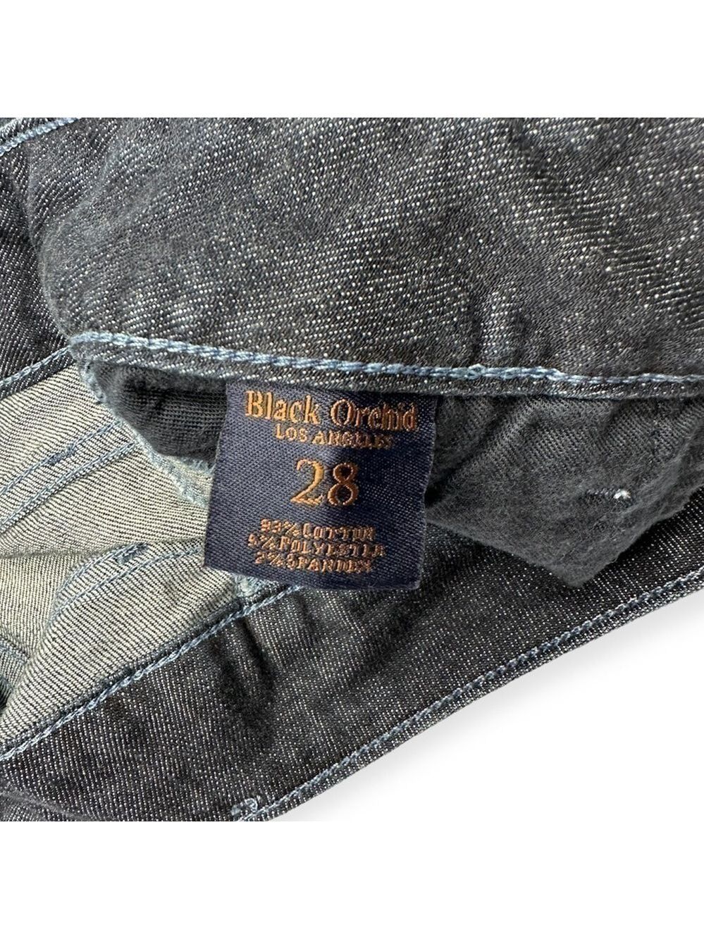 Black Orchid Dark Wash Blue Denim Shorts Women's Size 28 - Picture 4 of 5